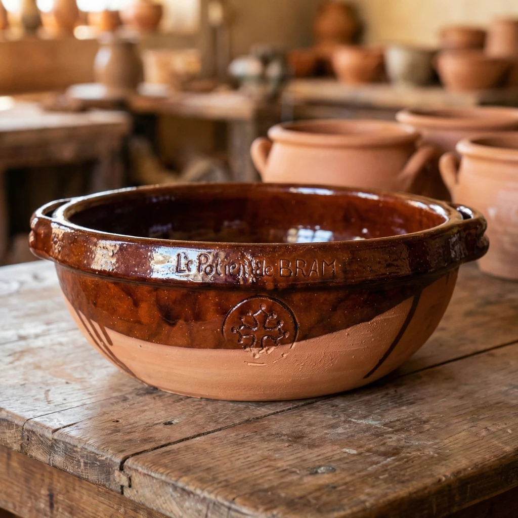 Potier de bram Cassoles du potier de Bram - Académie universelle du cassoulet